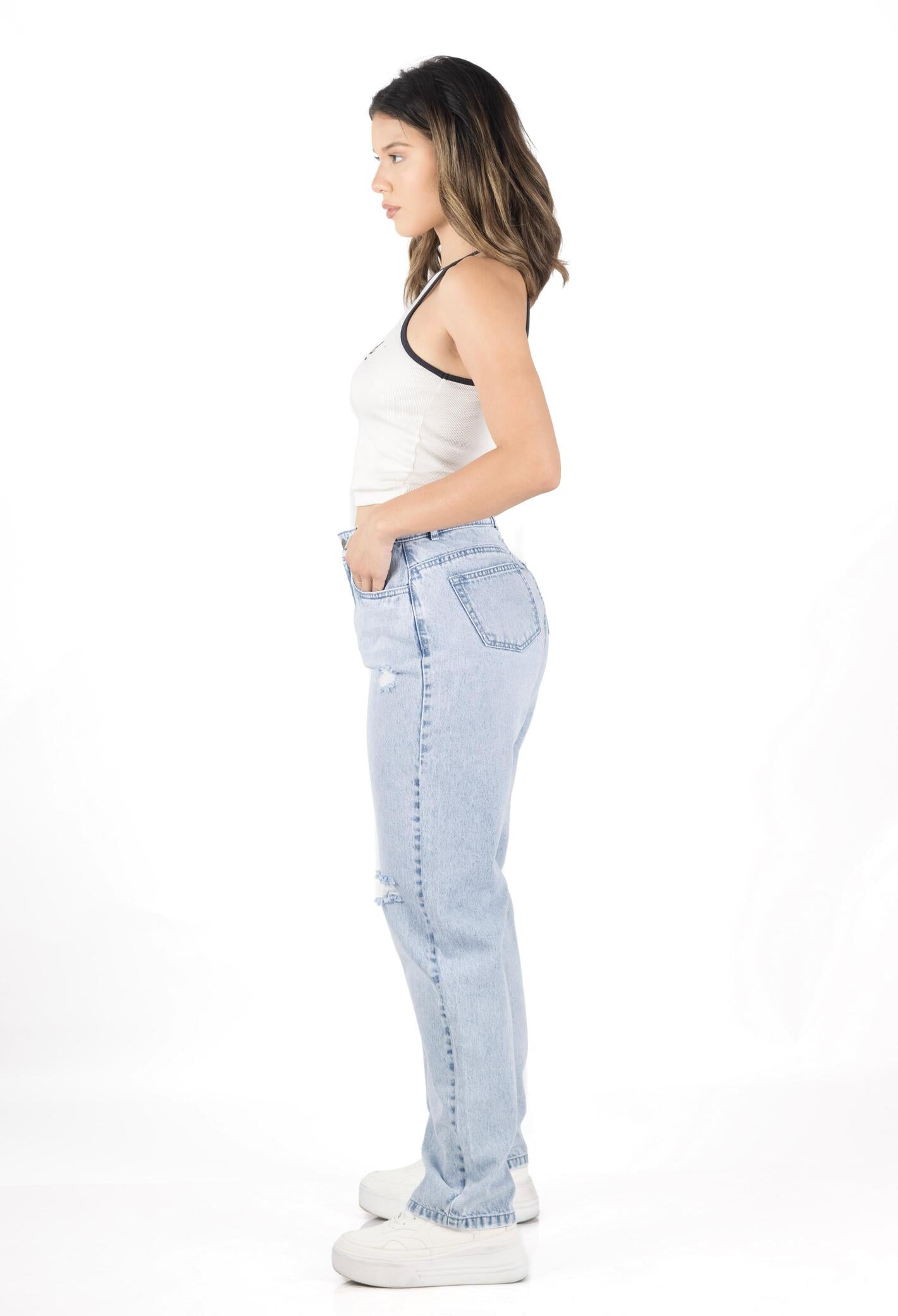 BAGGY JEANS RASGADO